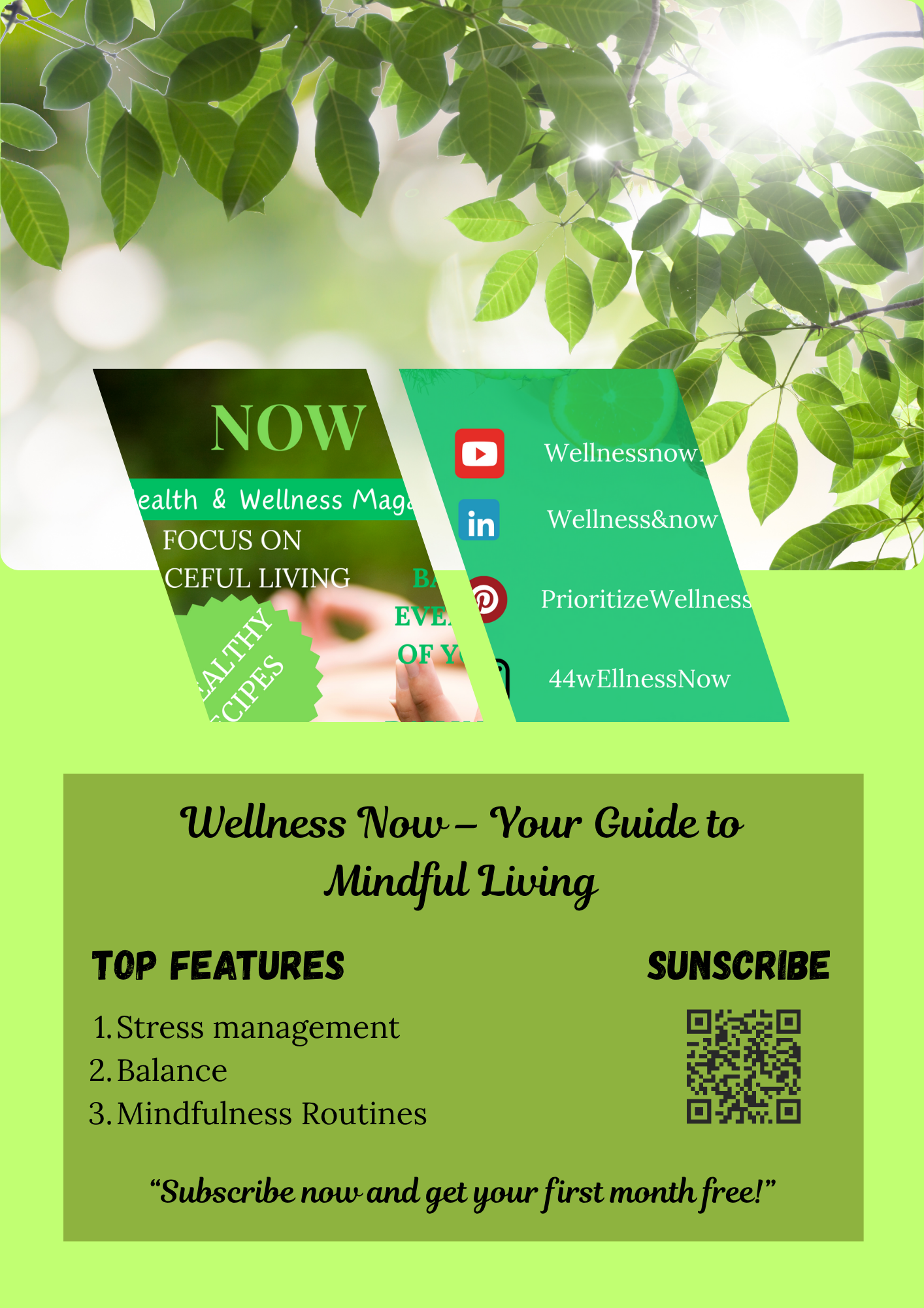 Wellness Now Flyer