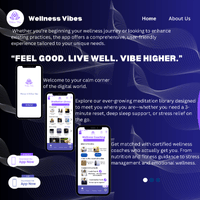 Wellness Vibes Landing Page Wellness Vibes Landing Page