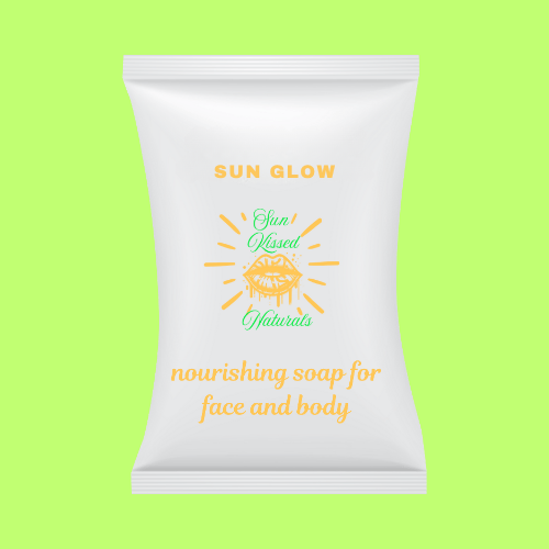 Sun glow cleansing soap