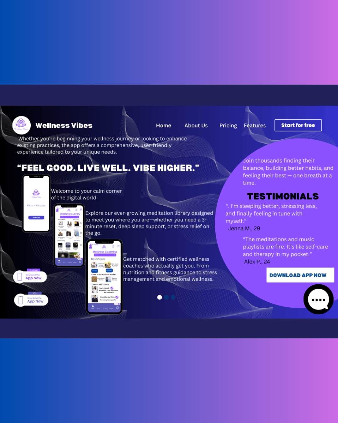 Web and digital design project