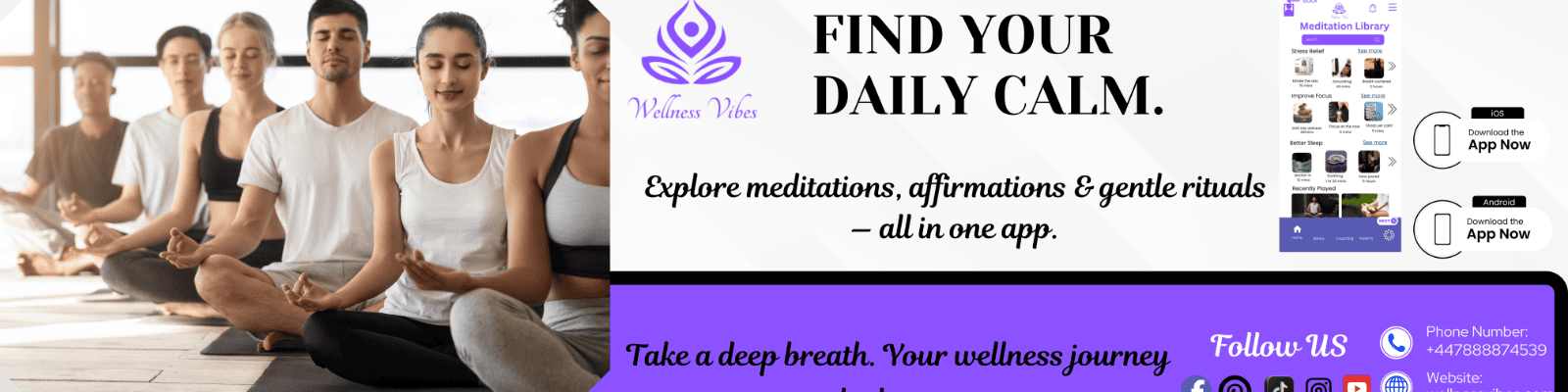 Wellness Vibes Website Banner Wellness Vibes Website Banner